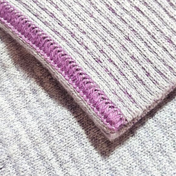 Lululemon Lavender Ribbed Reversible Sweater Women's M Soft Pastel Spring Easter - Picture 6 of 12